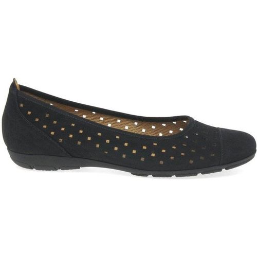 Gabor Women's 'Ruffle' Casual Shoes in Jet Black