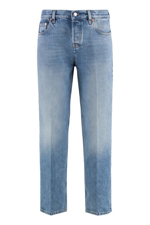 Straight Fit Denim Pants