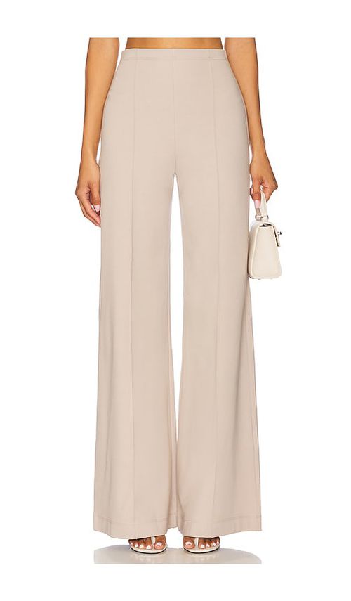 Ripley Rader Ponte Knit Wide Leg Pant in White. - XS also in S