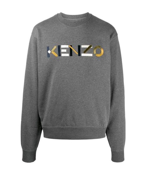 Embroidered logo sweatshirt