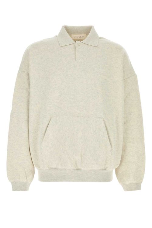 Polo Sweatshirt — Beige