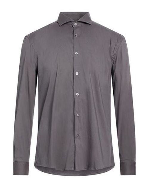 Man Shirt Charcoal Size 17 Cotton, Elastane