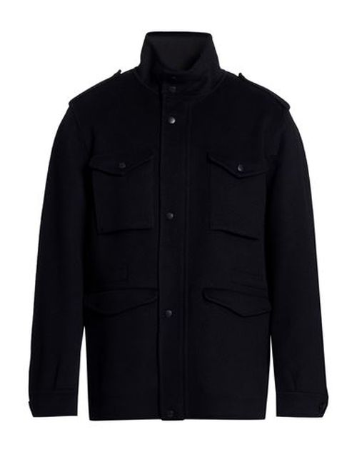 Paltò Fabbrica Man Jacket Midnight blue Size 42 Wool, Nylon