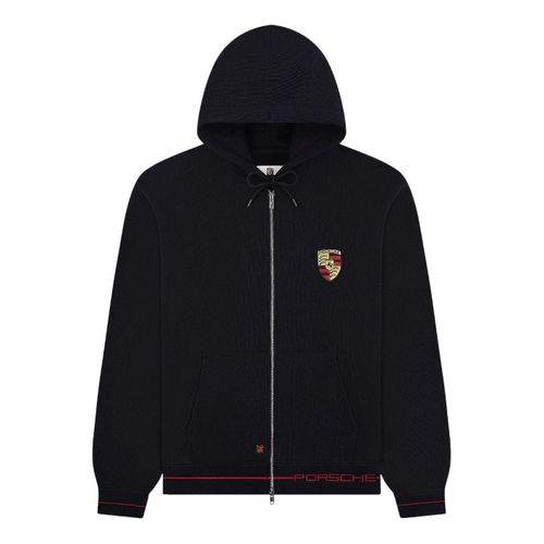 X Porsche Full-Zip Hoodie 'Jet Black'