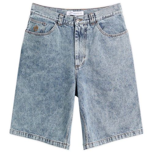 Men's Big Boy Denim Shorts in Heavy Washed Blue