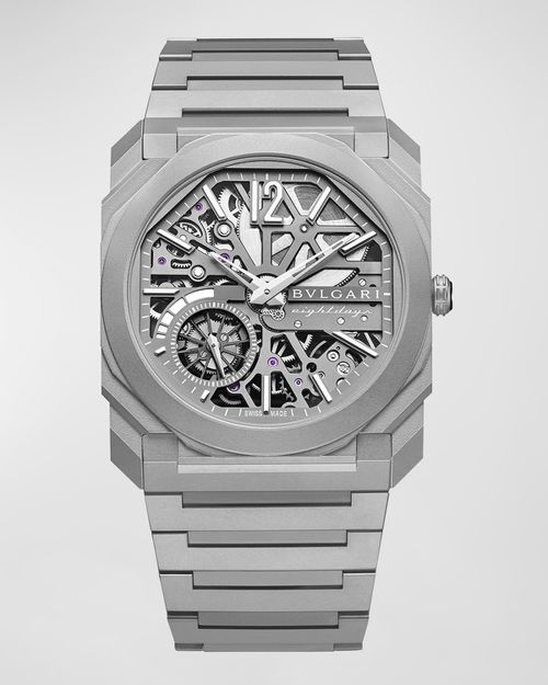 Octo Finissimo Titanium Skeleton Watch