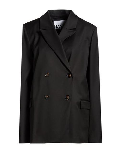 Woman Blazer Black Size 6 Recycled polyester, Wool, Elastane