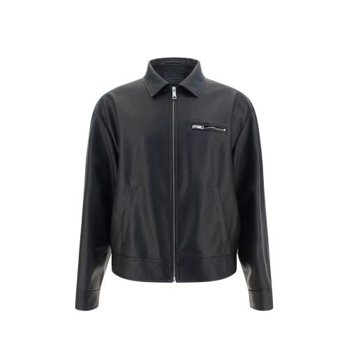 Lamb Leather Jacket — Black