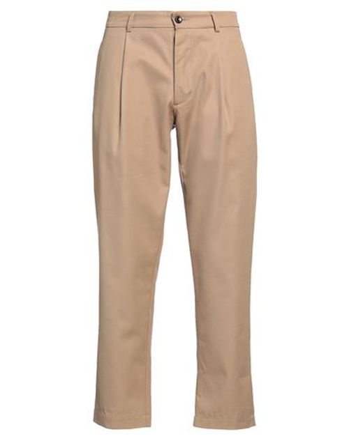 Original Vintage Style Man Pants Camel Size 32 Cotton, Virgin Wool