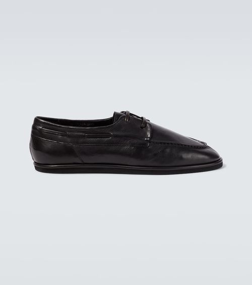 Leather Derby shoes