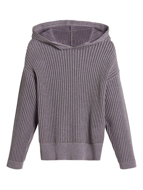 Jnitted hoodie - Purple