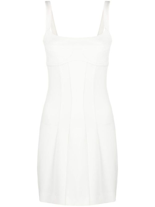 Frame crepe minidress - White