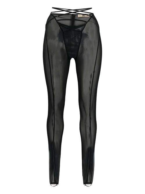 Sheer leggings - Black