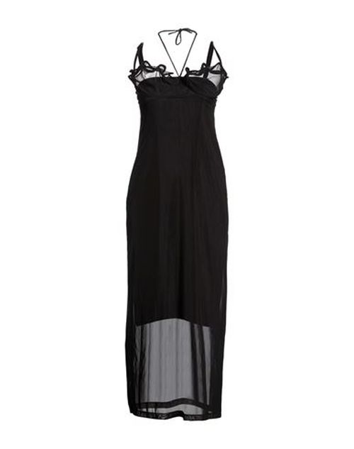 Woman Midi dress Black Size M Polyamide, Elastane