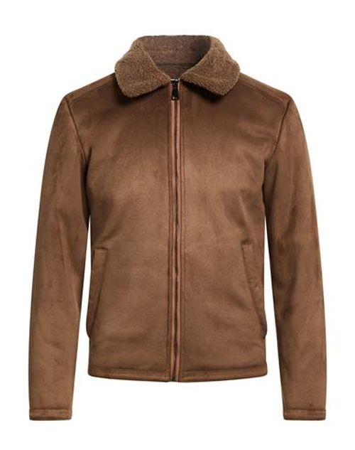 Man Jacket Light brown Size 40 Polyester