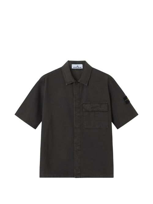 ? Bellows Flap Pocket Shirt with Hidden Snaps and Sleeve Badge
