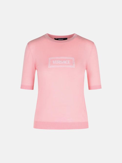 Pink Virgin Wool Sweater