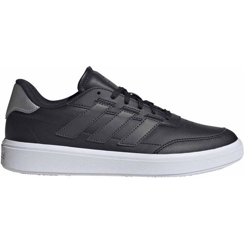 Adidas Mens Courtblock Court Trainers in Core Black/Carb