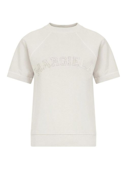 Cream White Cotton Sweatshirt
