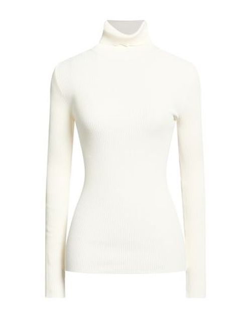 Wardrobe. nyc Woman Turtleneck Off white Size M Viscose, Polyester