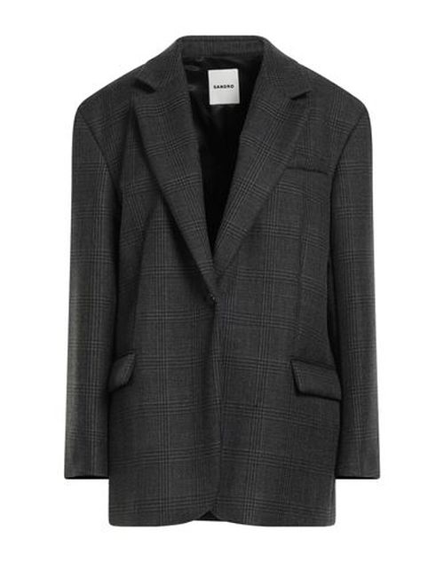 Woman Blazer Grey Size 2 Virgin Wool, Polyester