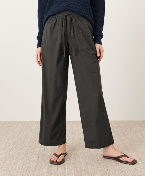 Women's Oak Stretch Poplin Wide Leg Pant Y