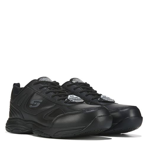Work Men's Dighton Slip Resistant Work Sneakers (Black)