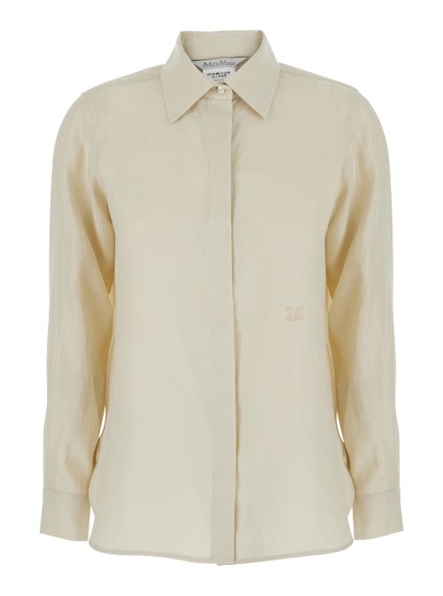 Linen Shirt — Beige