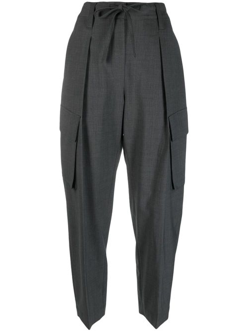 Tropical monili cargo trousers - Grey
