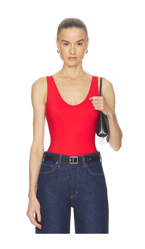 AGOLDE Tora Bodysuit in Red. - XL also in