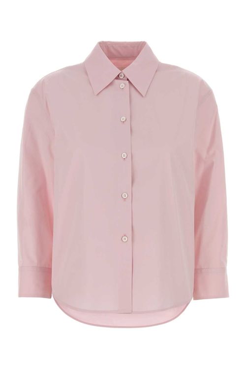 Cotton Poplin Shirt — Pink