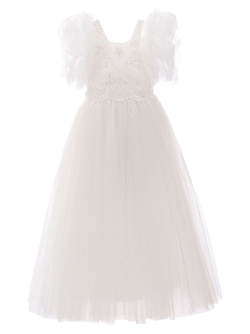 Montclair embroidered dress - White