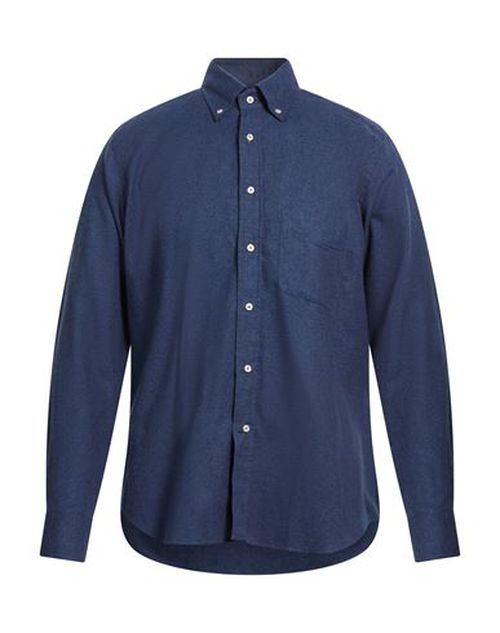 Man Shirt Navy Size 17 ½ Cotton