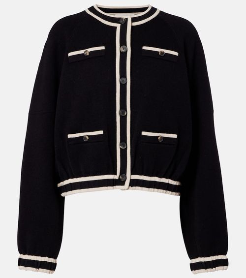 Wool and cashmere-blend jacket