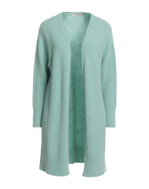 Knit Woman Cardigan Light green Size M Polyamide, Acrylic, Alpaca wool, Wool, Elastane