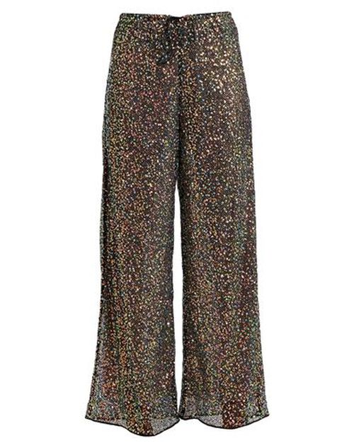 Oséree Woman Pants Black Size L Polyester