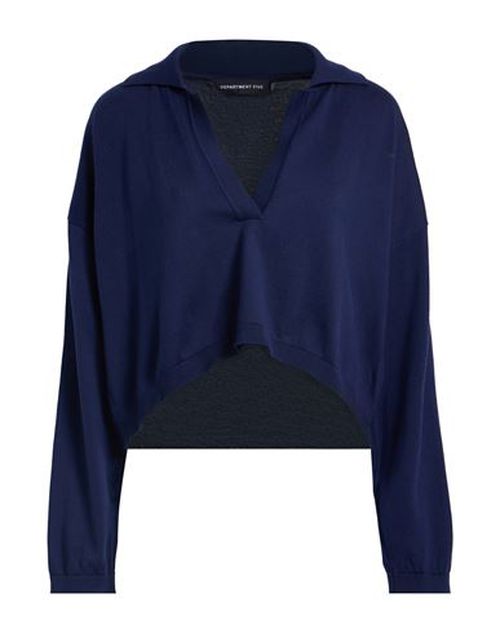 Woman Sweater Midnight blue Size M Cotton