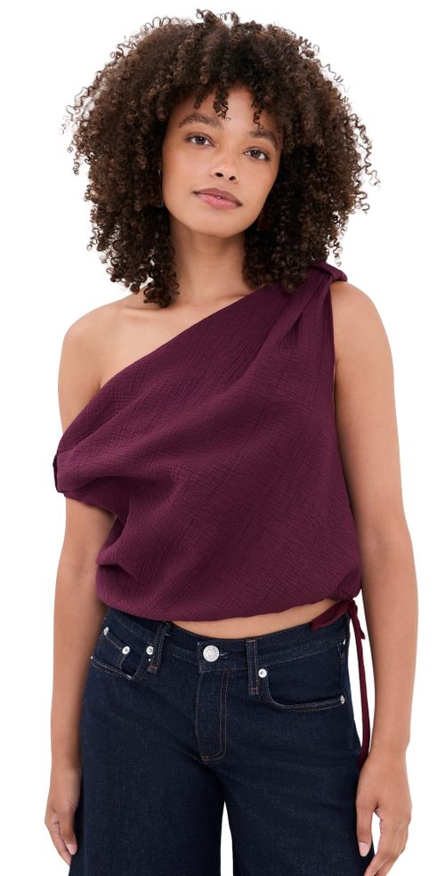 Farfalla Top Maroon