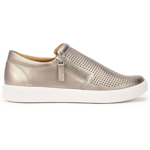Hotter Women's Wide Fit 'Daisy' Deck Shoes in Metallic