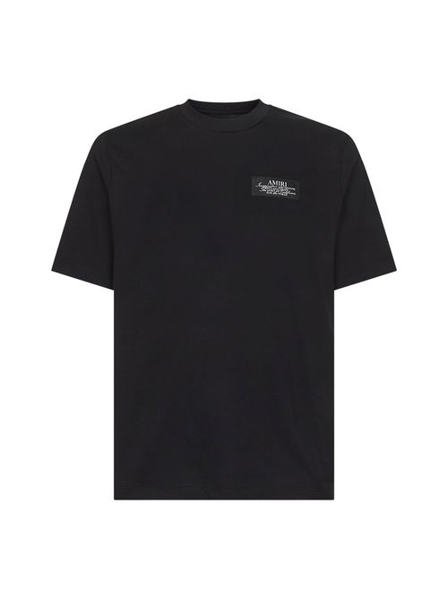 Logo Cotton T-Shirt — Black