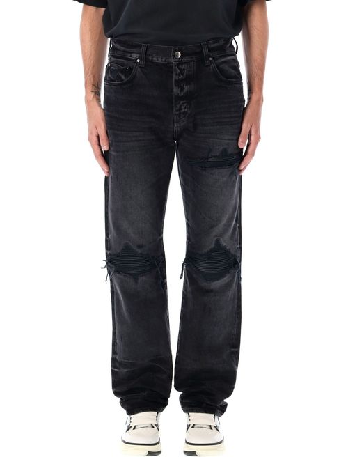 Distressed Straight-Fit Jeans for Men - Size 32