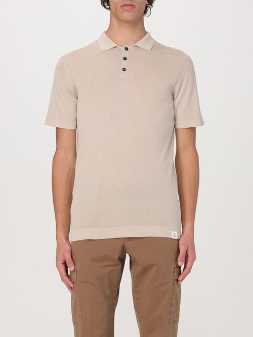 Polo Shirt Men color Beige