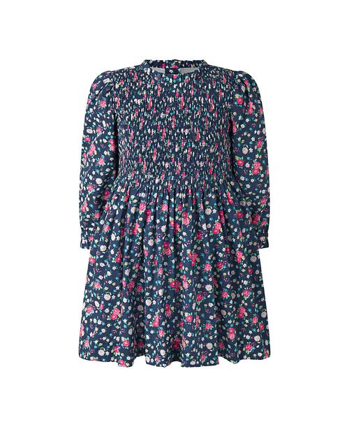 Girls' Ditsy Floral Ruched Dress - Little Kid, Big Kid