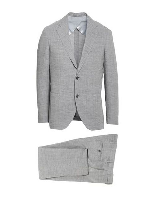 Man Suit Grey Size 40 Wool, Linen