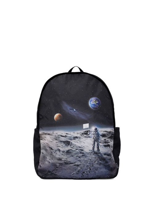 Astronaut-print backpack - Black