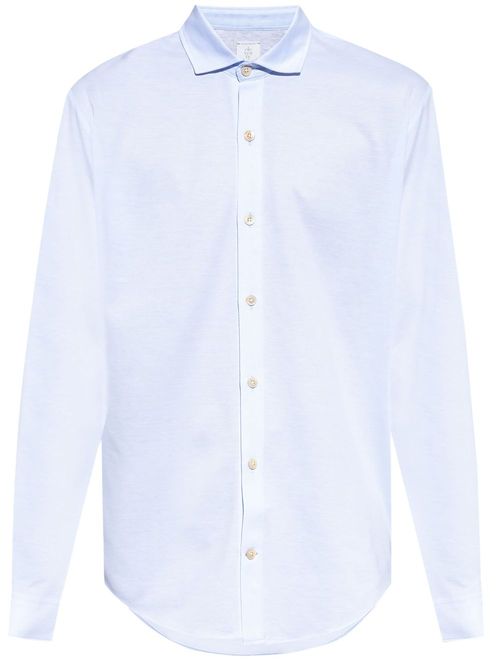 Cutaway collar shirt - Blue