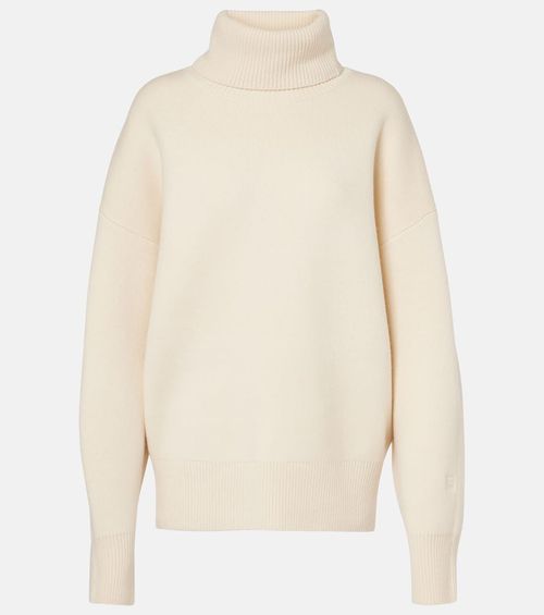 Wool and cashmere-blend turtleneck sweater