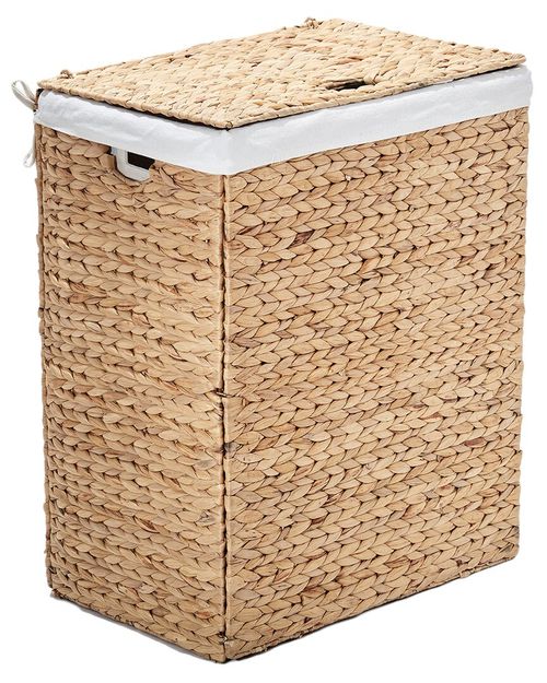 Handwoven Rectangular Laundry Hamper