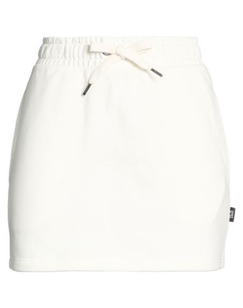 Woman Mini skirt White Size L Cotton