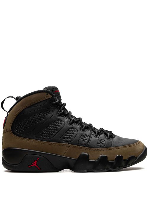 9 Retro "Olive" sneakers - Green
